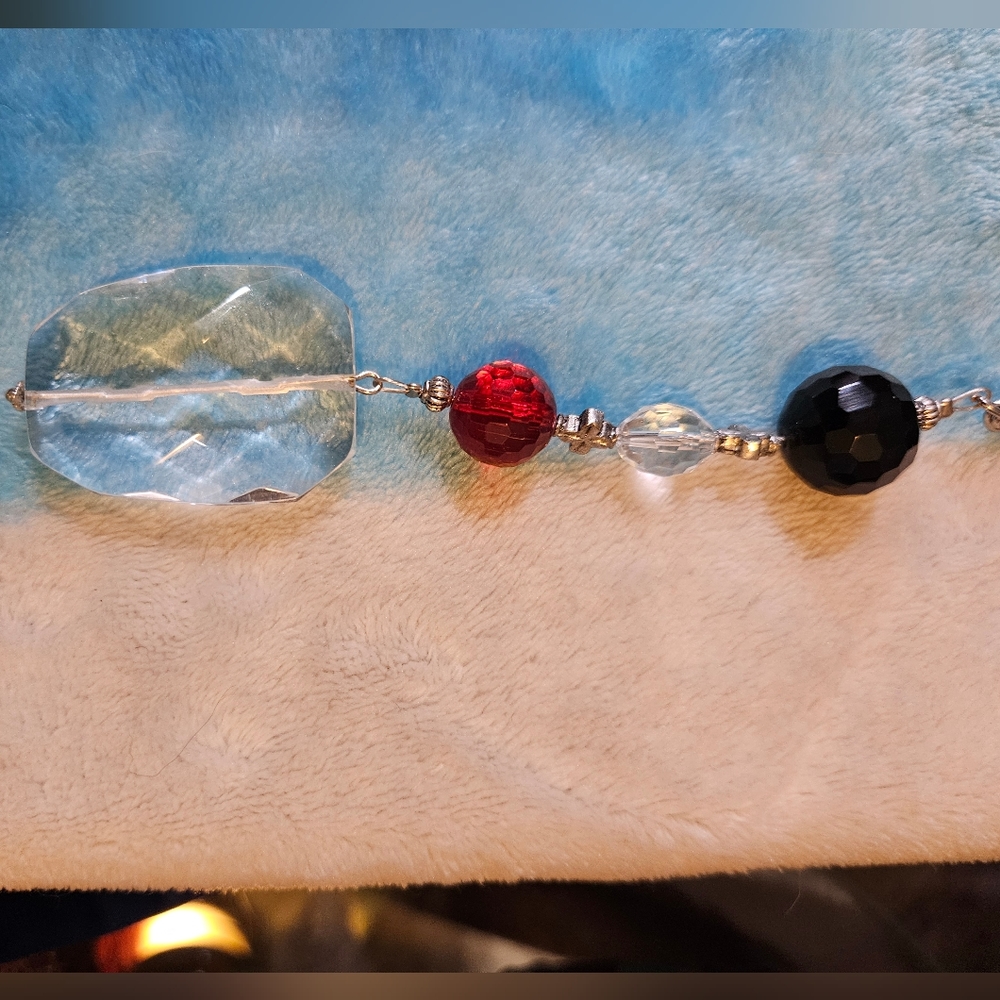 Glass Beaded Bag Charm - Picture 4 of 6